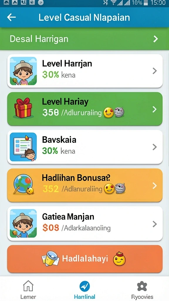lusa777 - Tampilan antarmuka LUSA777 yang modern.