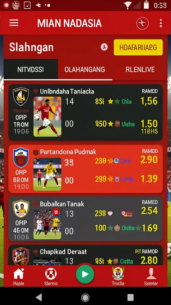nabob77 - Tampilan antarmuka yang intuitif dan menarik.